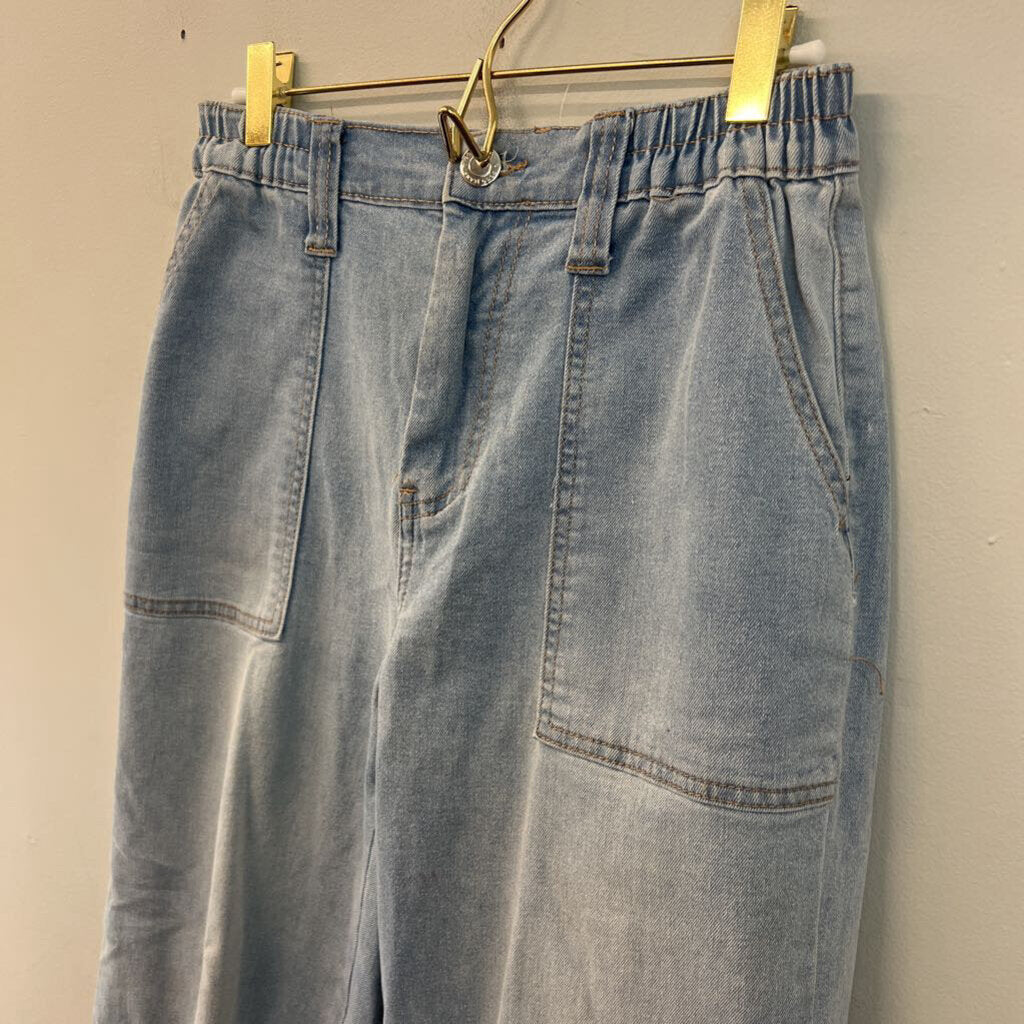 Gogo Jeans Light Wash Wide Leg Jeans 29