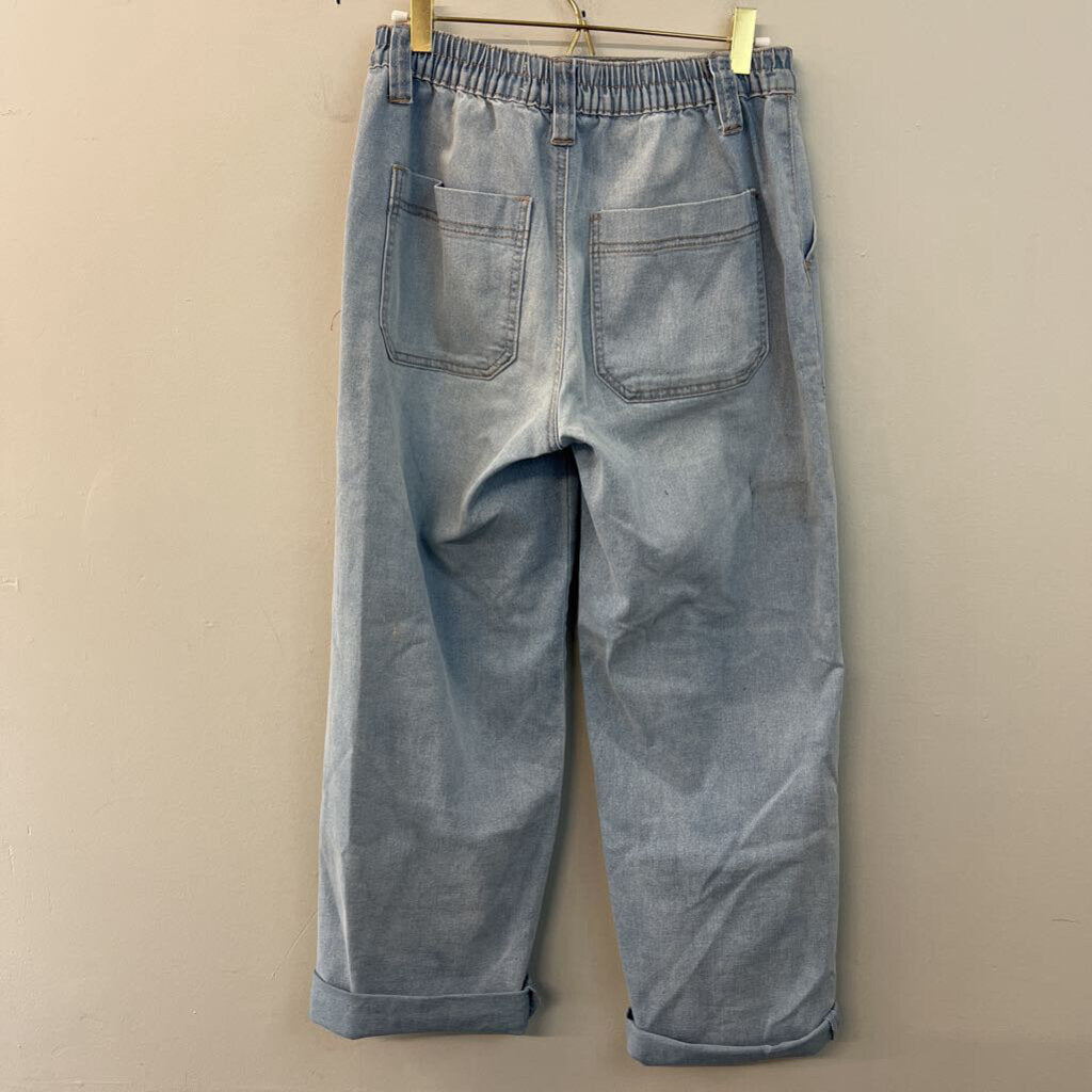 Gogo Jeans Light Wash Wide Leg Jeans 29