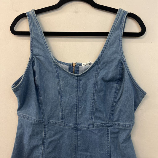 Derek Heart Blue Denim Tank Dress Large
