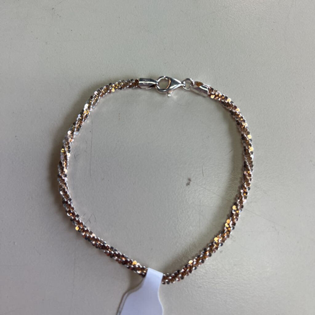 Sterling Silver Twist Bracelet