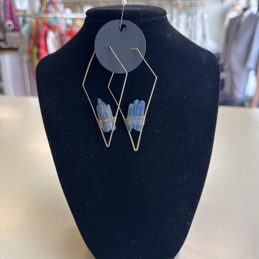 Geometric Crystal Earrings
