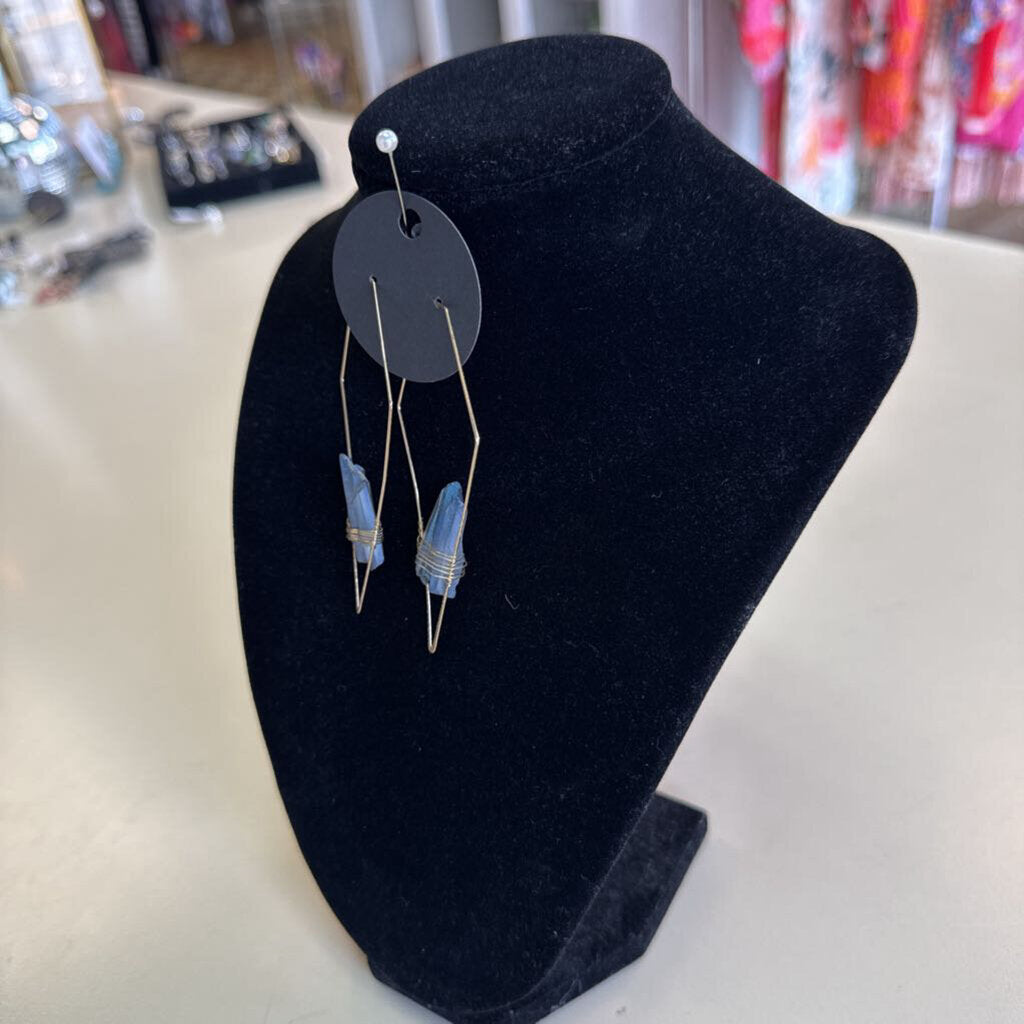 Geometric Crystal Earrings
