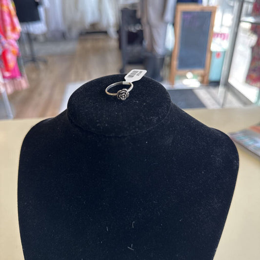 Sterling Silver Flower Ring 6