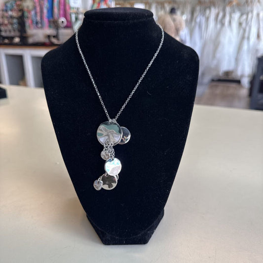 Circle Pendant Long Necklace