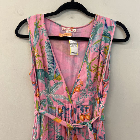 Banjanan Pink Maxi Floral Dress