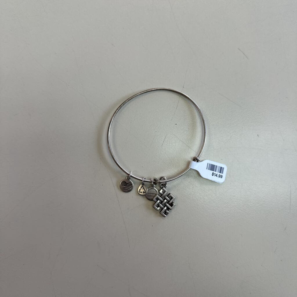 Alex & Ani Endless Knot Charm Bracelet