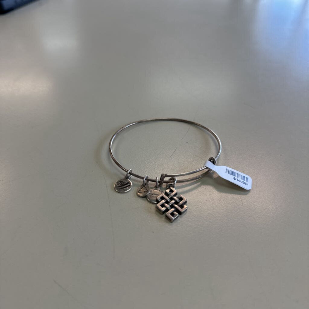 Alex & Ani Endless Knot Charm Bracelet