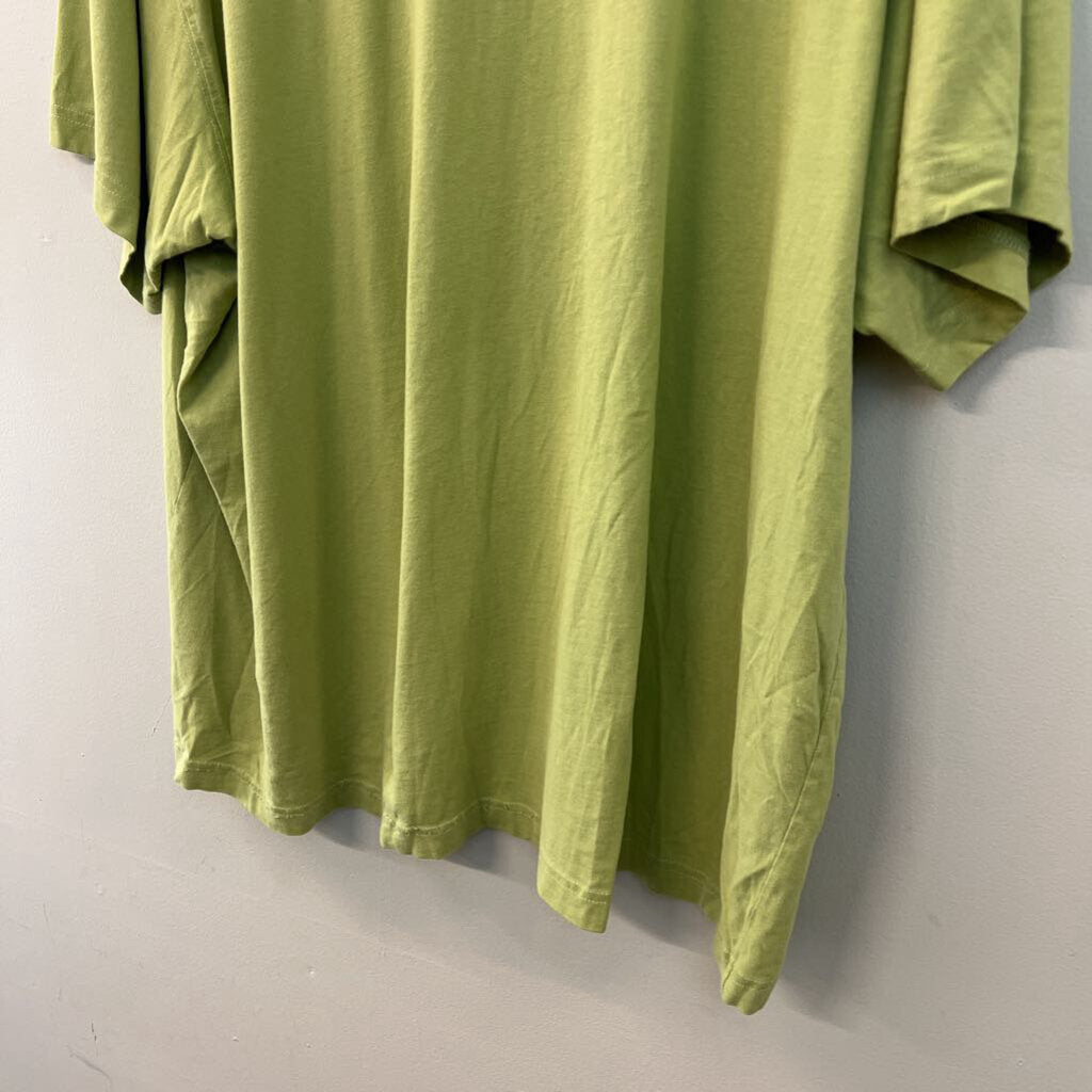Life Is Good Green Teach Your Children Well Short Sleeve Graphic Tee XXL