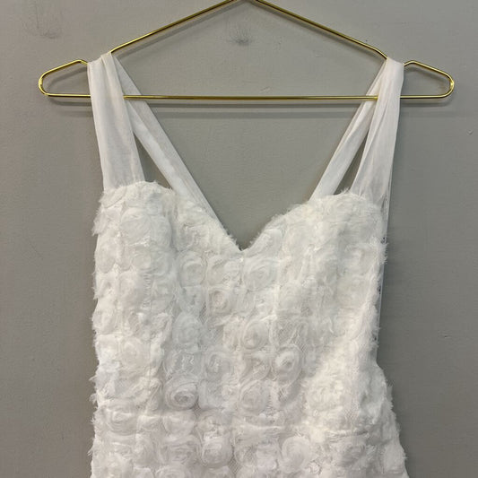 Lulus White Rosette Dress Large
