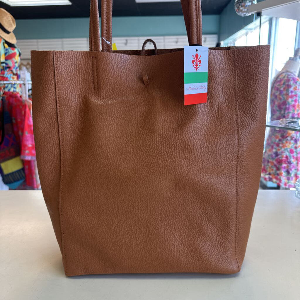 Marlon Brown Pebbled Leather Borsa Purse