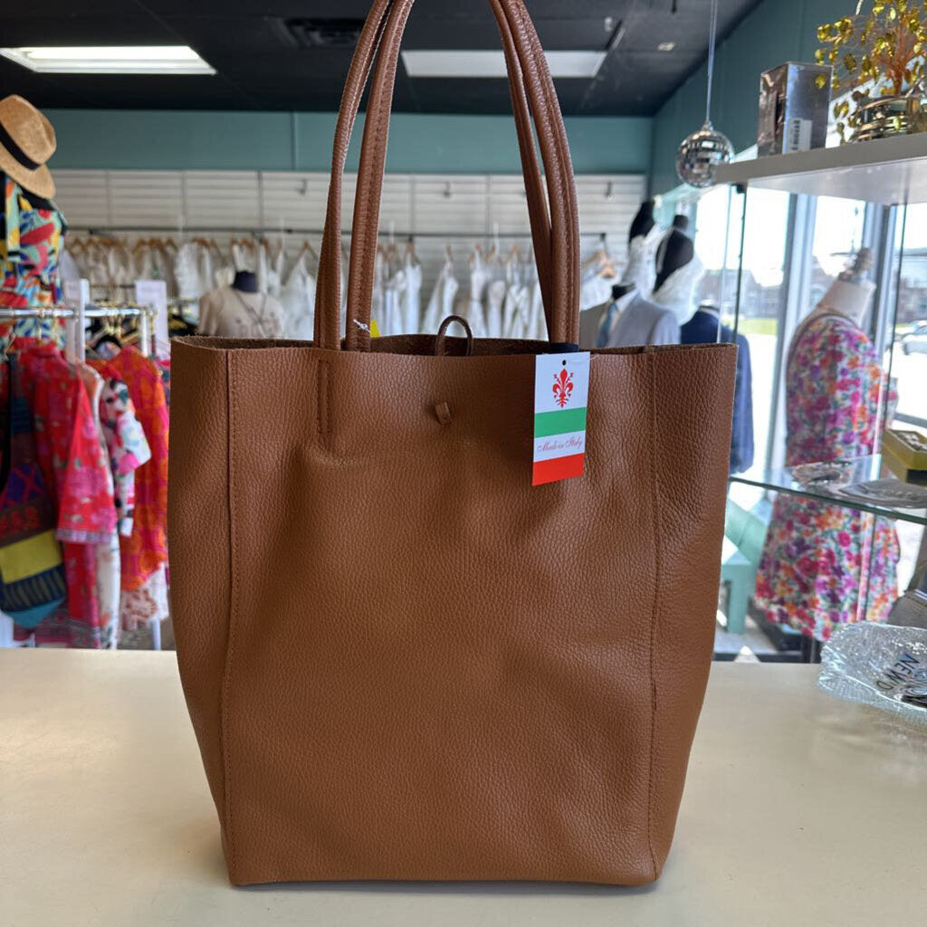 Marlon Brown Pebbled Leather Borsa Purse