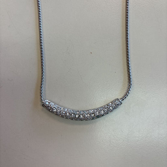 Rhinestone Bar Necklace