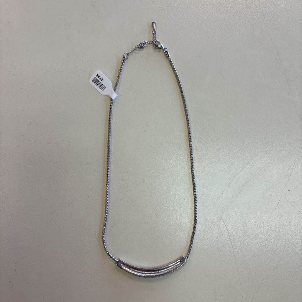 Rhinestone Bar Necklace