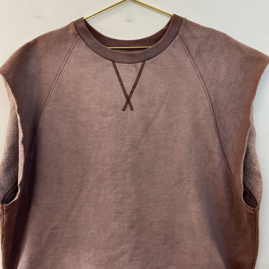 BDG Brown Boxy Sleeveless Pullover Top Large