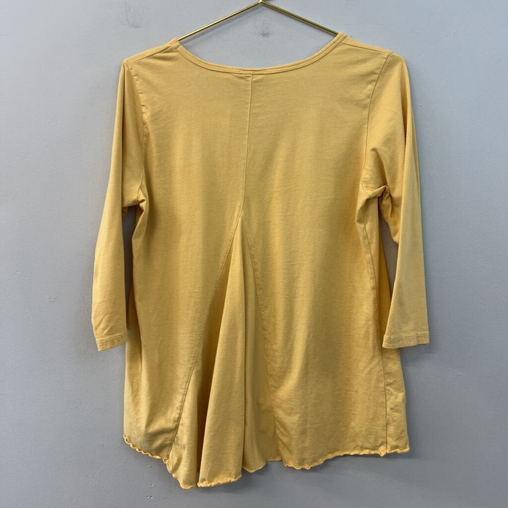 CMC Yellow Long Sleeve Top Medium