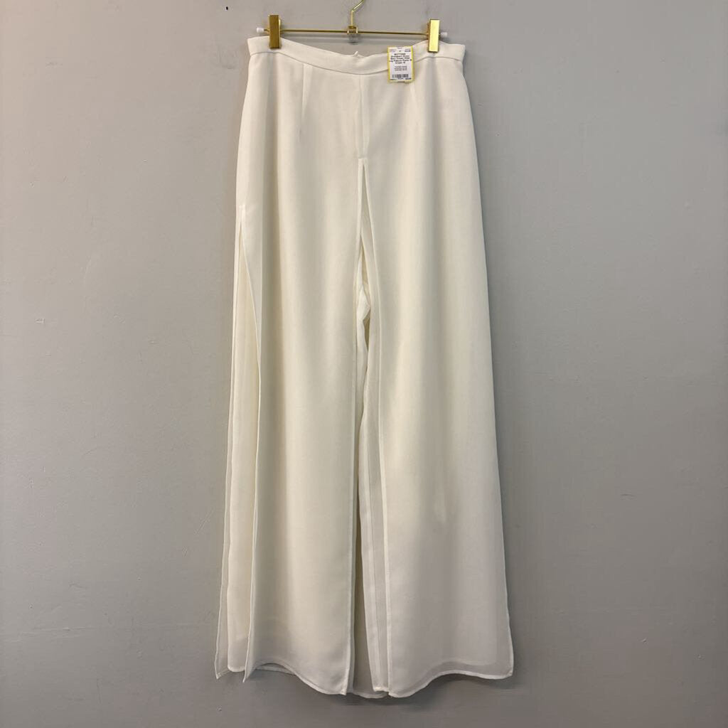 Dress Barn Cream Wide Leg Palazzo Pants 10