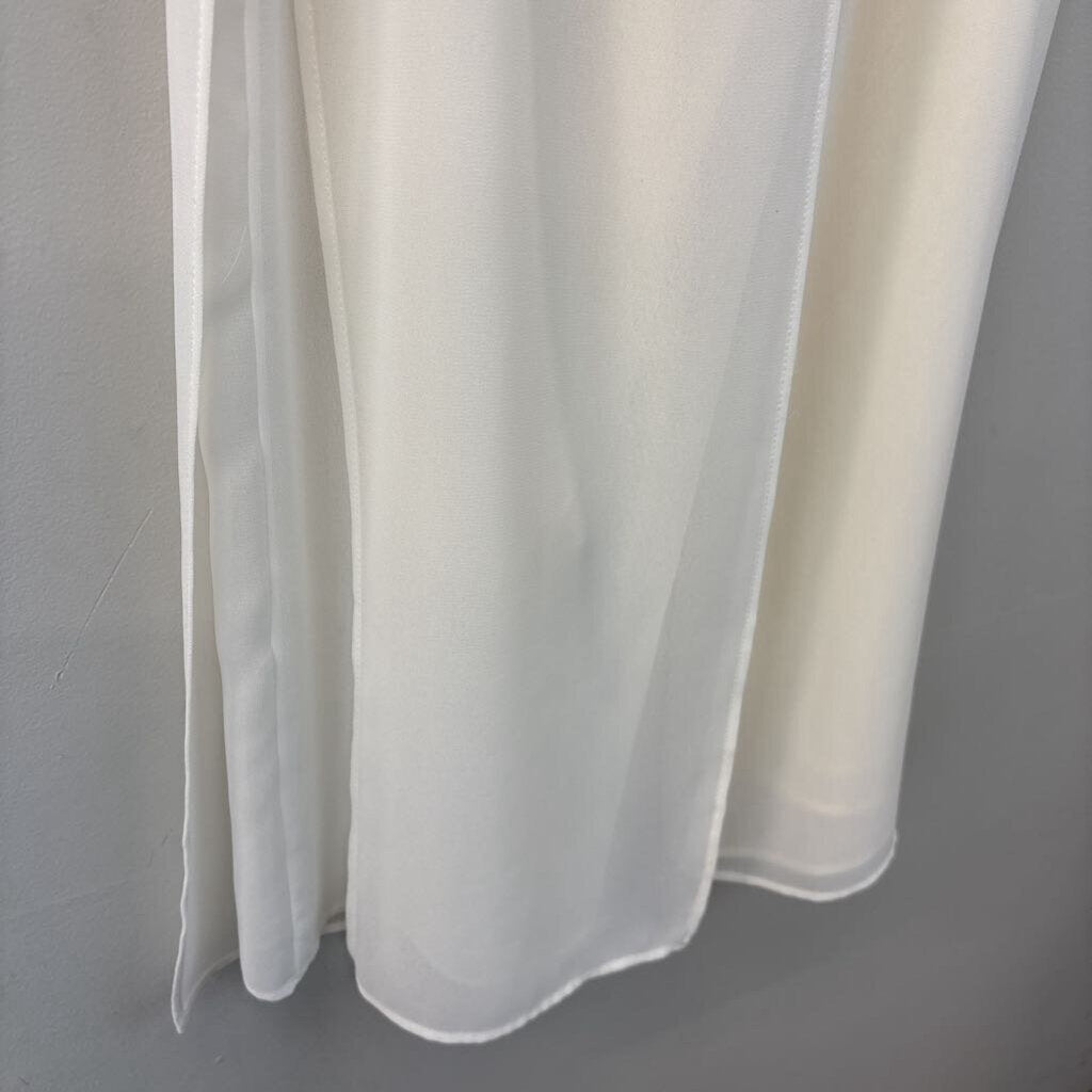 Dress Barn Cream Wide Leg Palazzo Pants 10