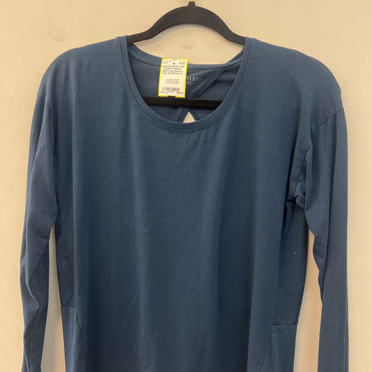 Athleta Blue Long Sleeve Top Small