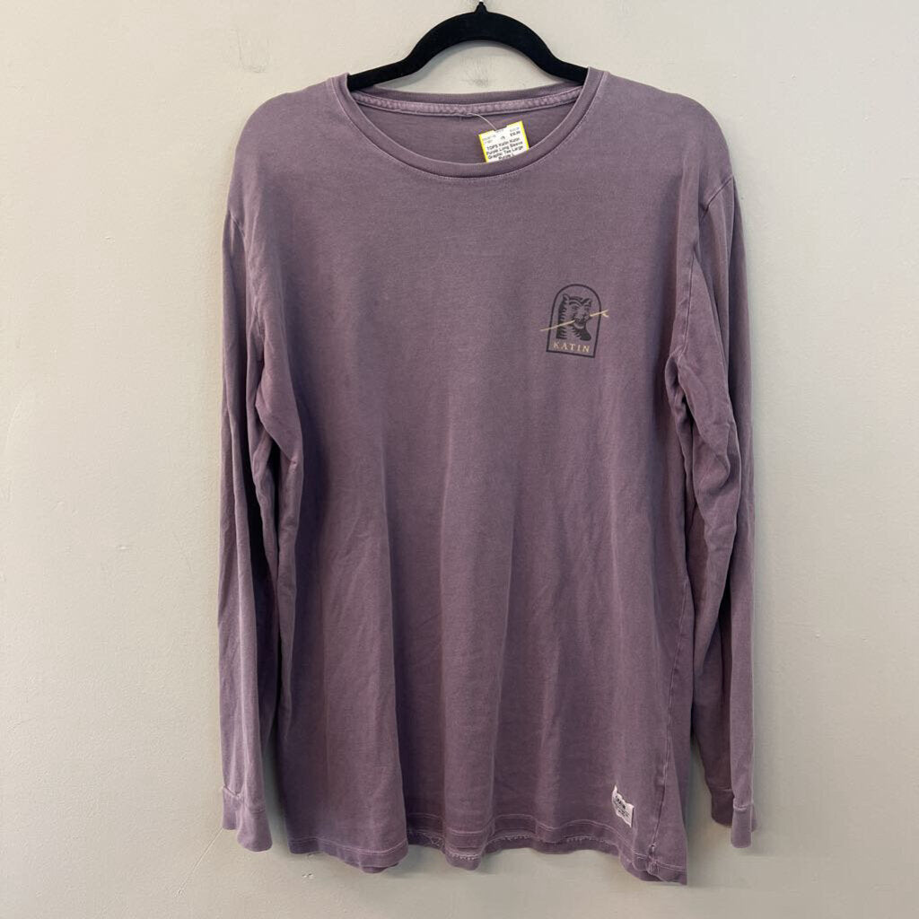 Katin Purple Long Sleeve Graphic Tee Large