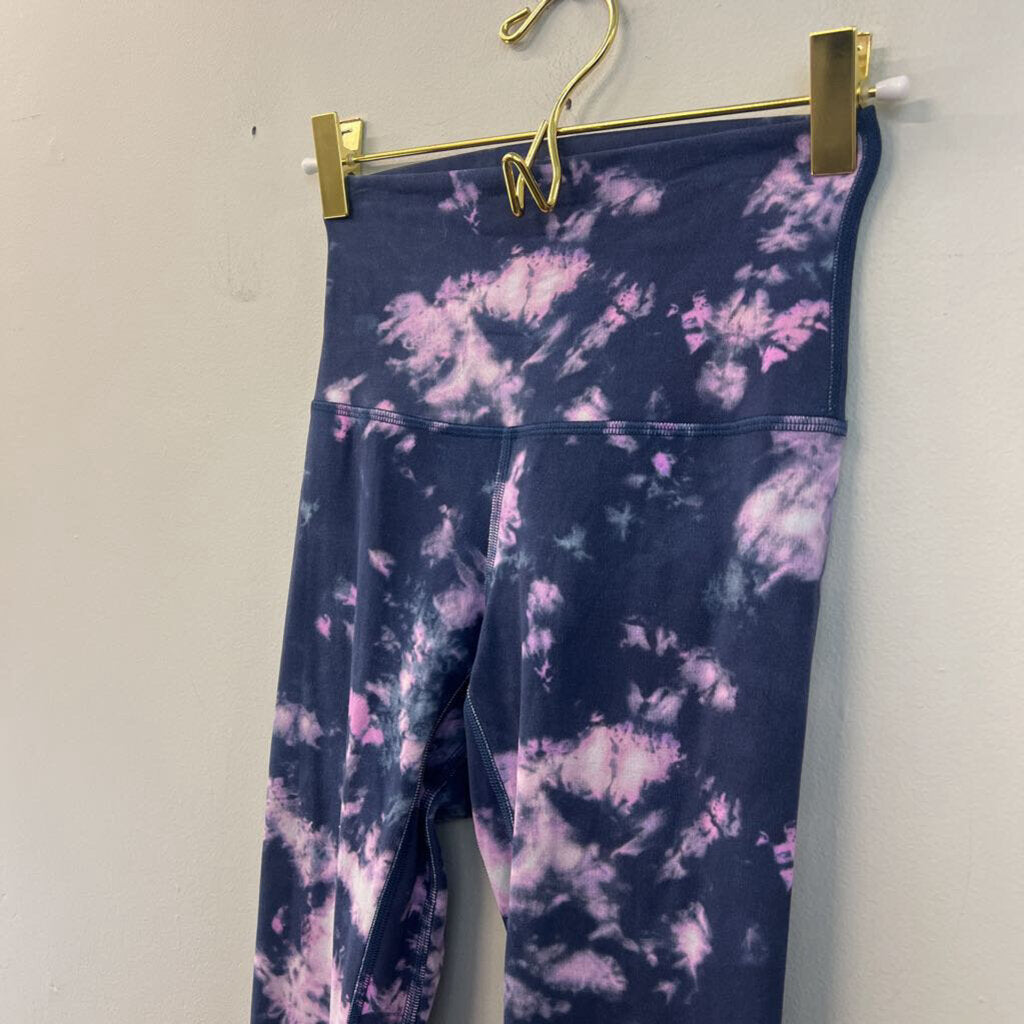 Lululemon Blue/ Purple Tie Dye Full Length Leggings 2