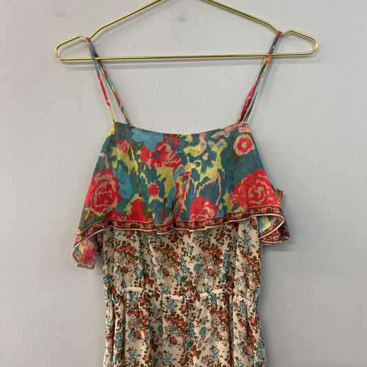 Joie Cream/ Multi Print Maxi Dress Extra Small