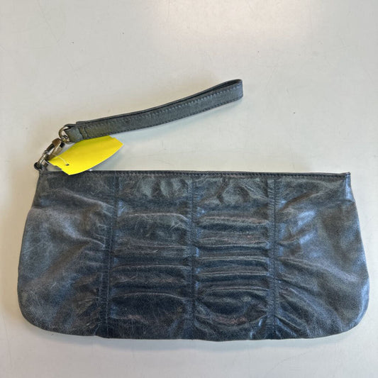 Hobo Green Leather Wristlet Purse