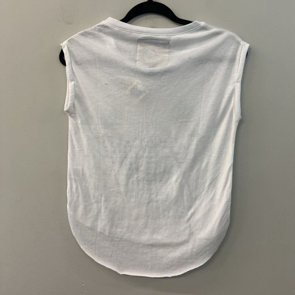 Life Style White/ Multi One Love Jamaica Graphic Tank Top Small