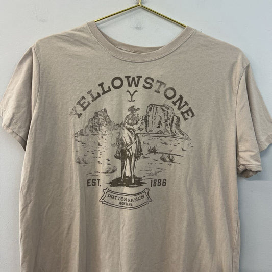 Yellowstone Brown Short Sleeve Graphic Tee Extra Large