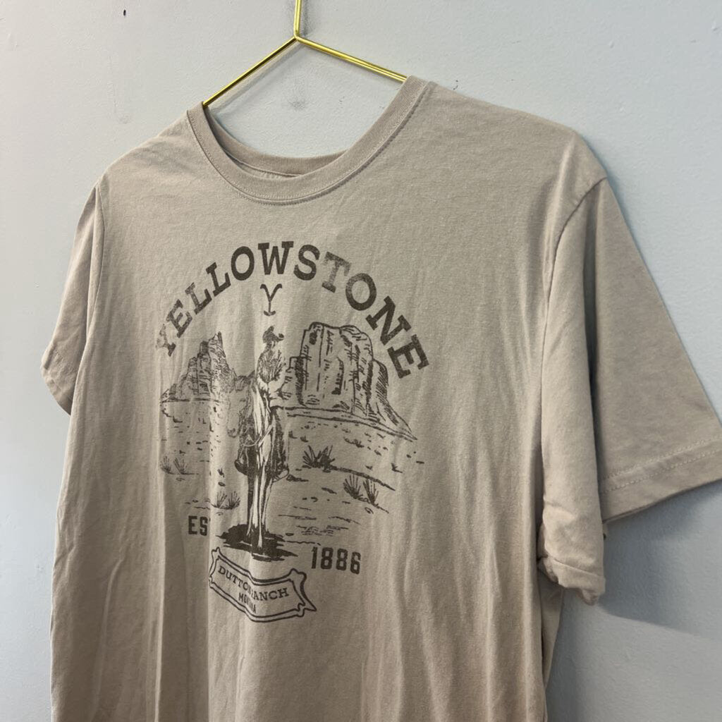 Yellowstone Brown Short Sleeve Graphic Tee Extra Large