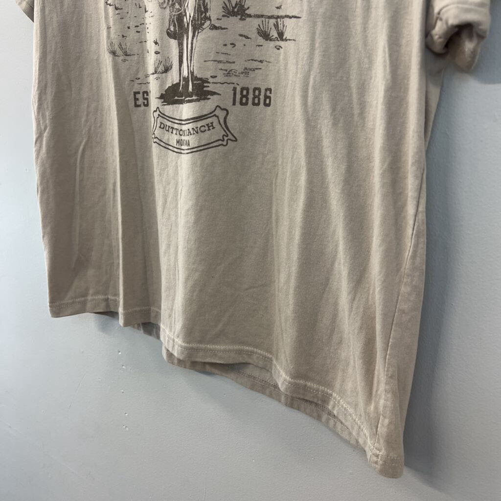 Yellowstone Brown Short Sleeve Graphic Tee Extra Large