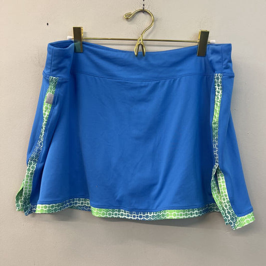 Nike Blue/ Green Flower Edge Skort Extra Large