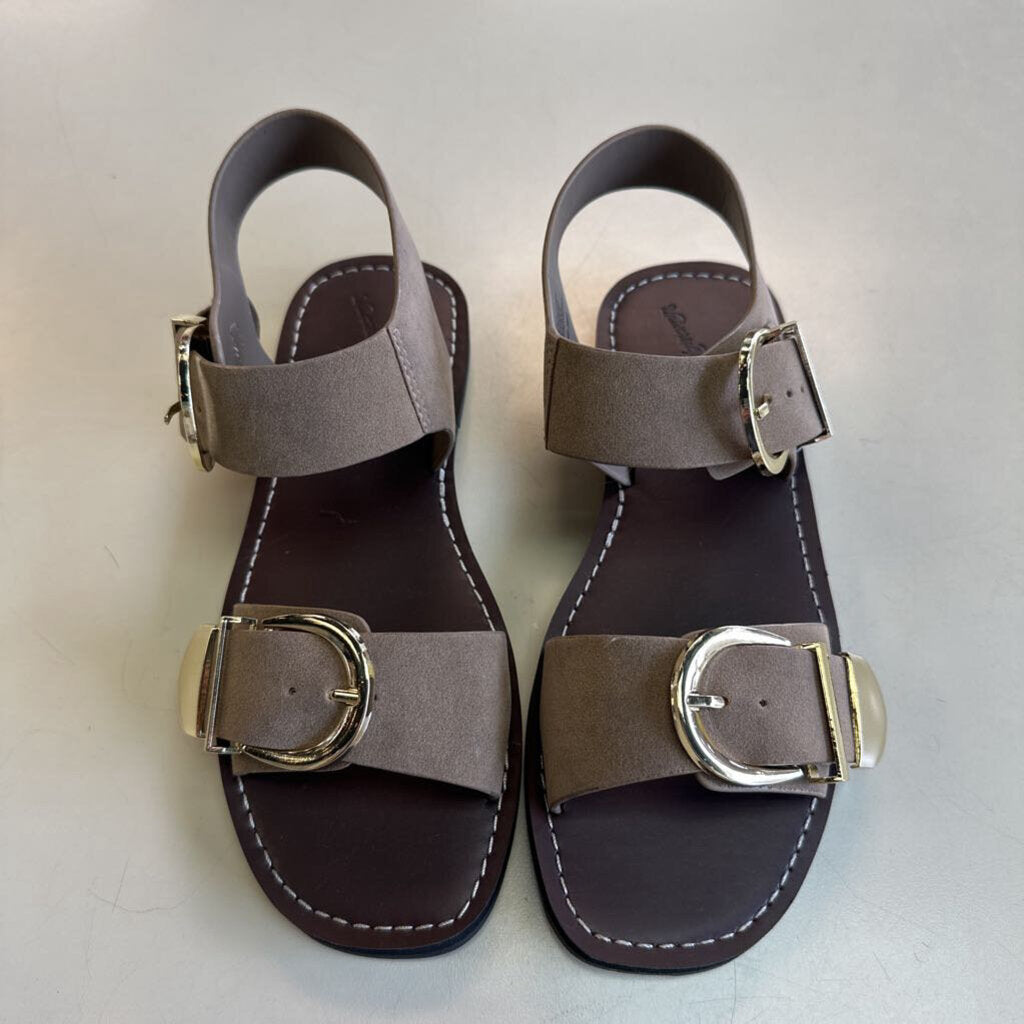 Universal Thread Brown Double Strap Sandals 6
