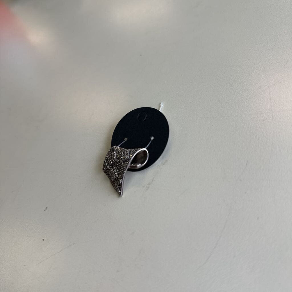 Sterling Silver Marcasite Slide