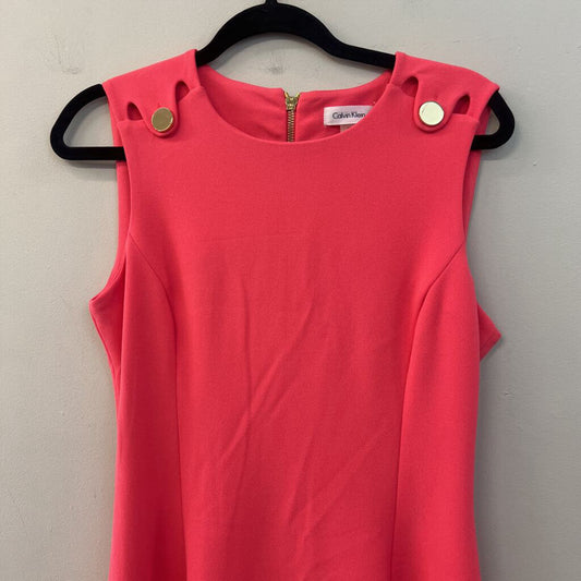 Calvin Klein Bright Pink Sleeveless Dress 8