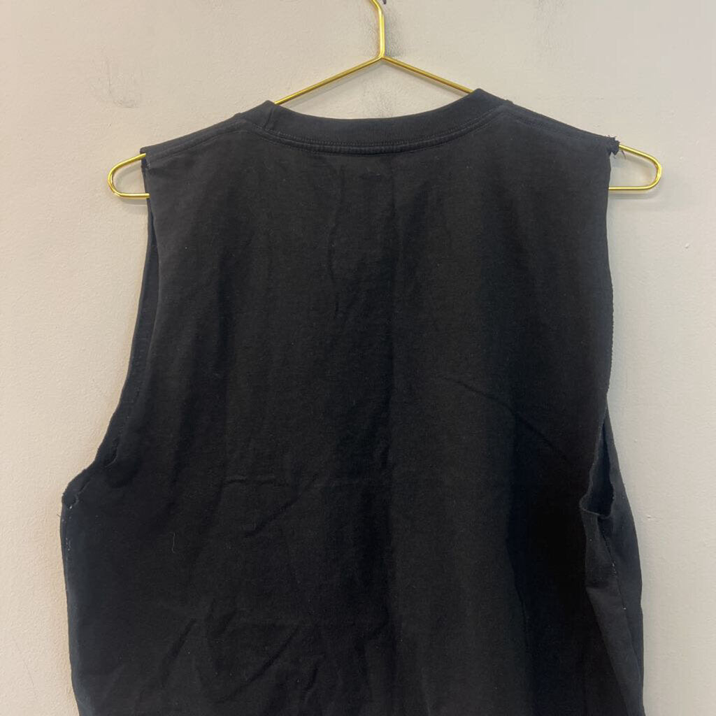 Vans Black/ Blue Graphic Boxy Tank Top Extra Large