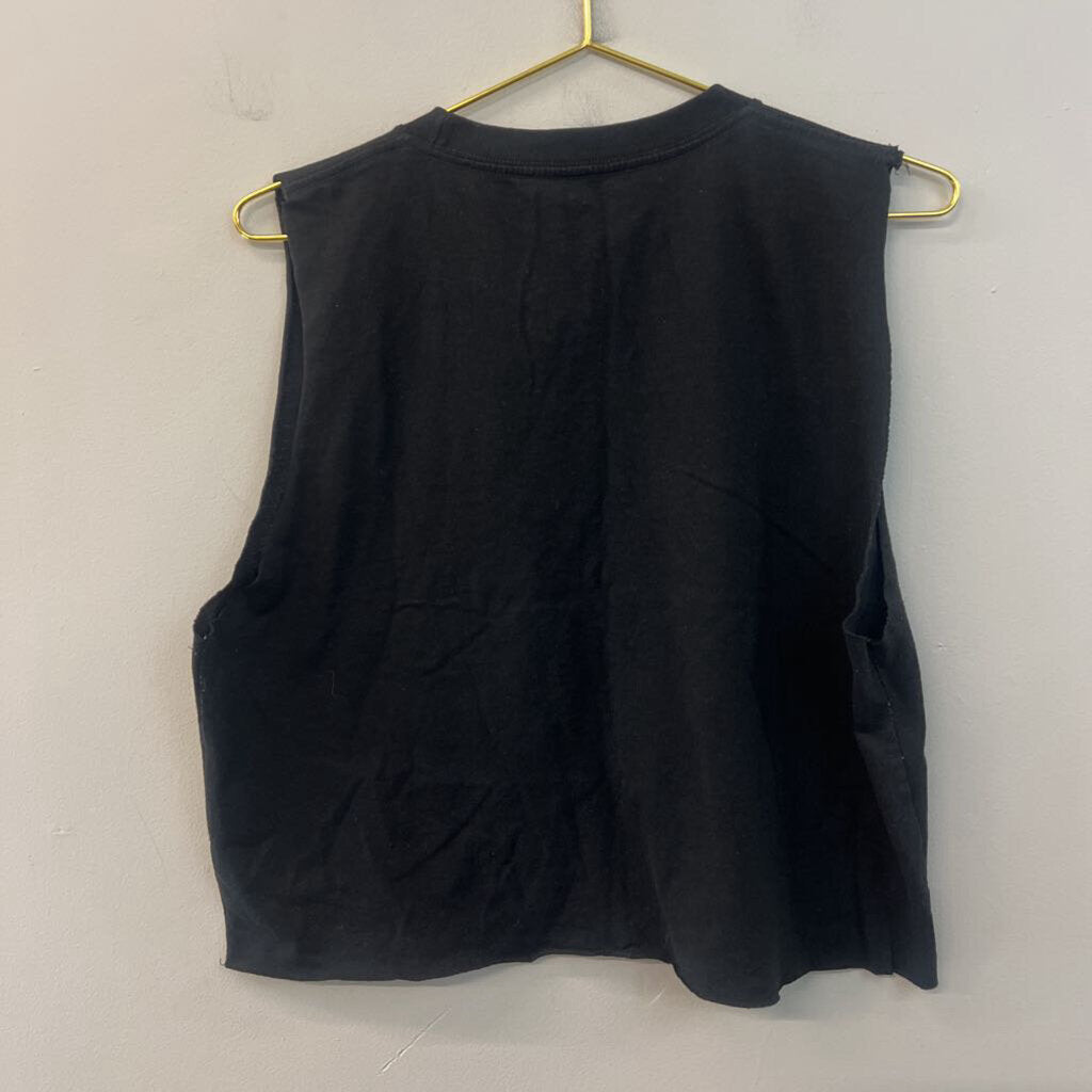 Vans Black/ Blue Graphic Boxy Tank Top Extra Large