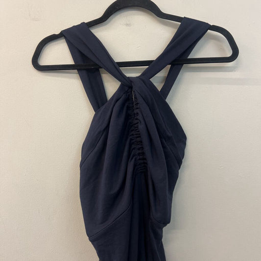 Cabi Navy Halter Neck Dress Large