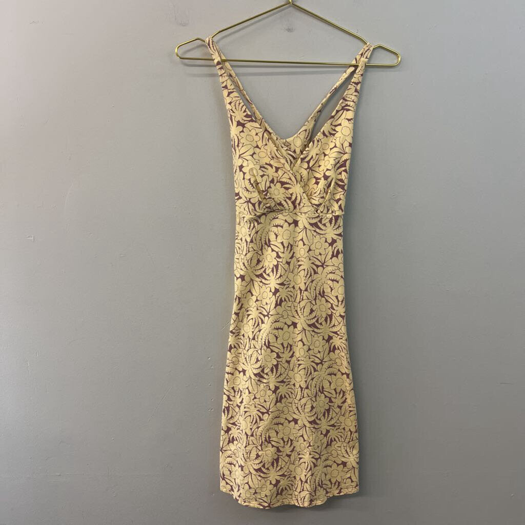 Patagonia Purple/ Beige Print Dress Small
