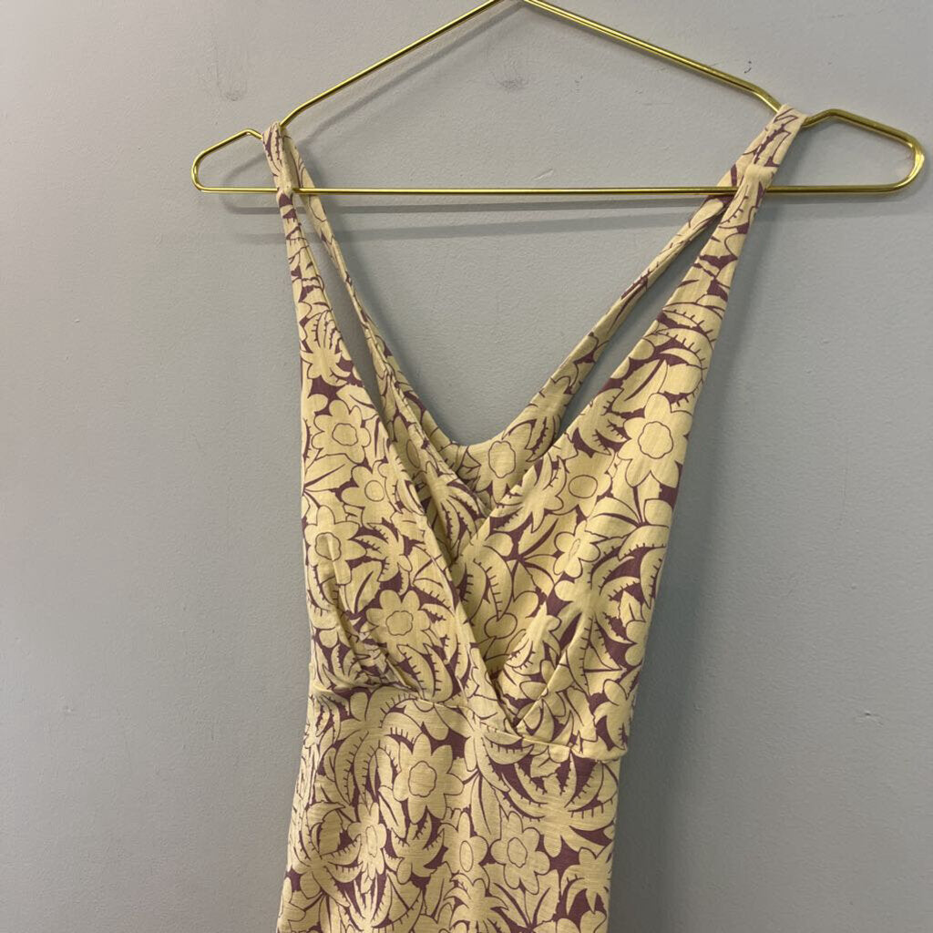 Patagonia Purple/ Beige Print Dress Small