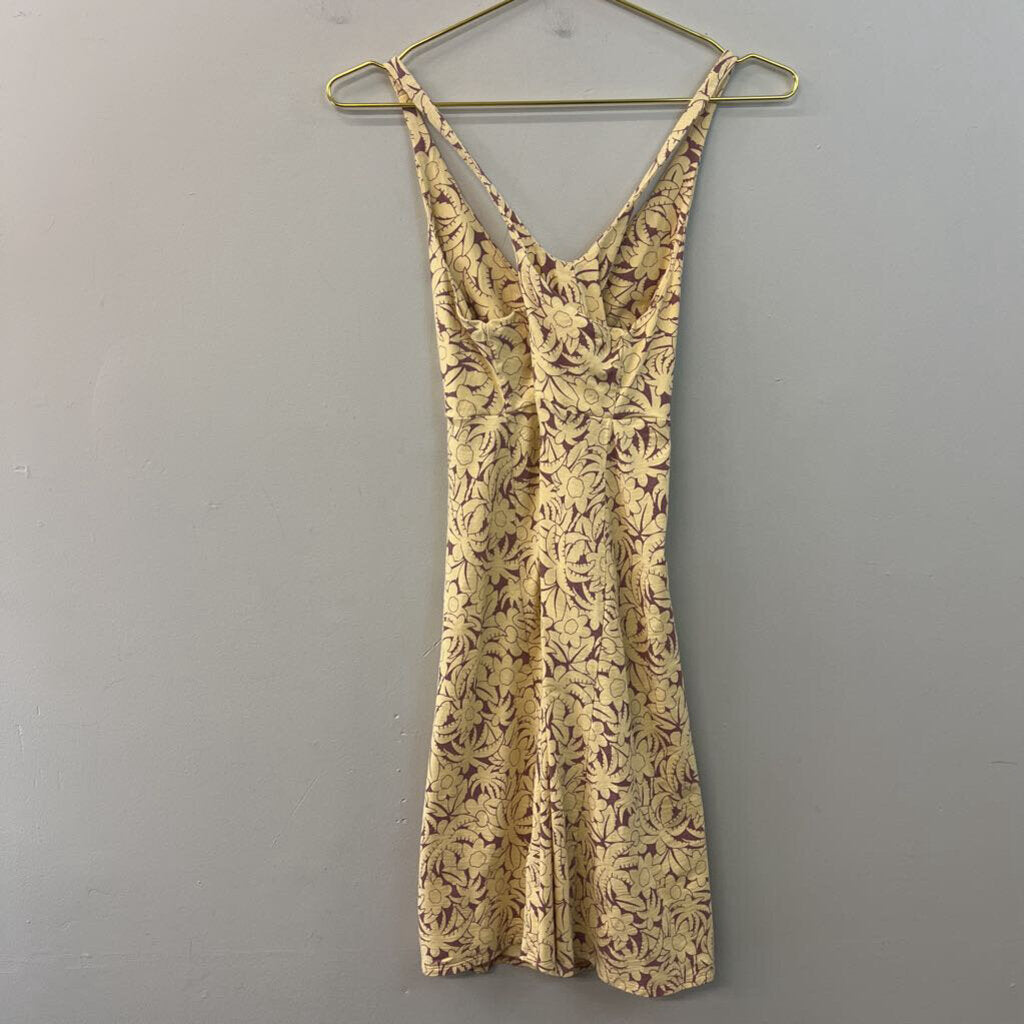 Patagonia Purple/ Beige Print Dress Small