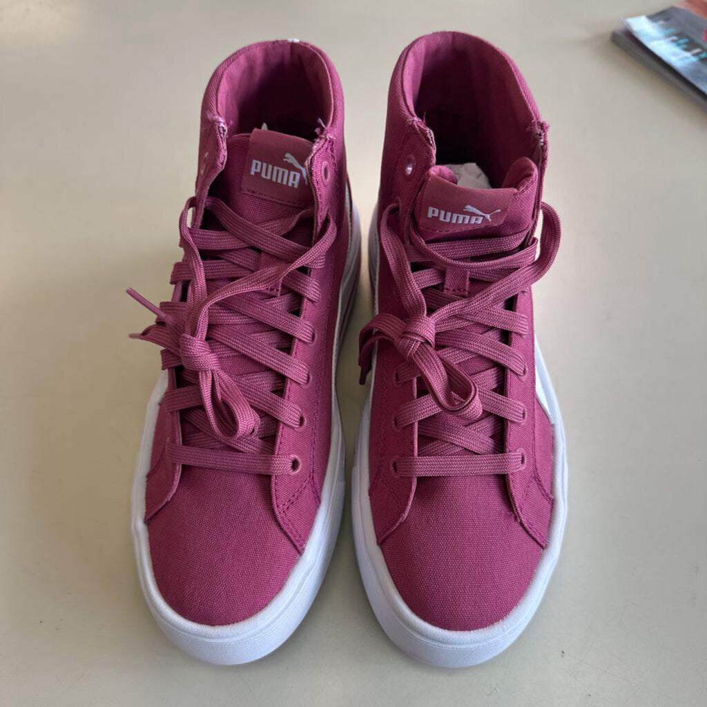 Puma Pink/ White Kaia 2.0 Mid Platform Sneakers 7.5