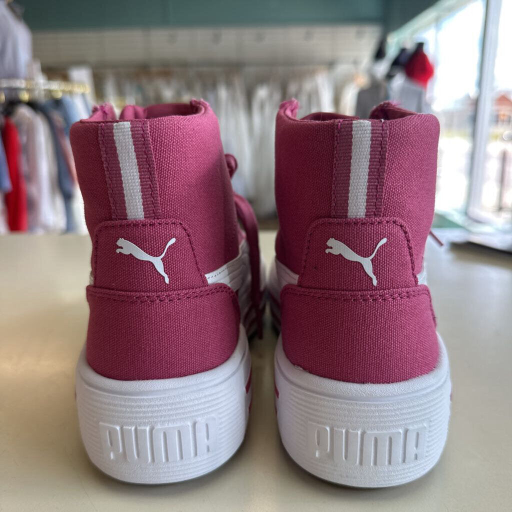 Puma Pink/ White Kaia 2.0 Mid Platform Sneakers 7.5