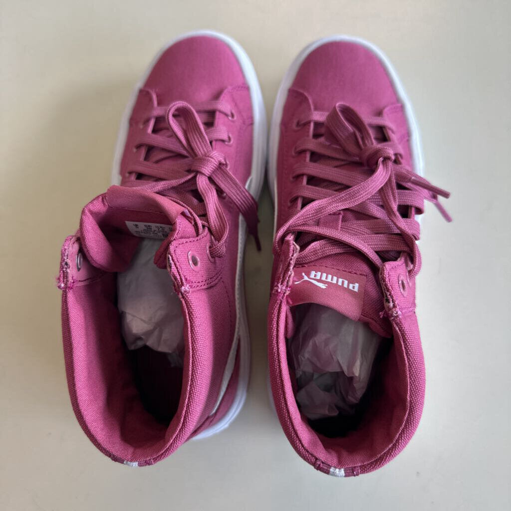 Puma Pink/ White Kaia 2.0 Mid Platform Sneakers 7.5
