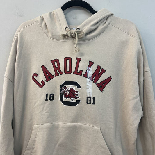 Champion Beige/ Multi Carolina Hoodie Large