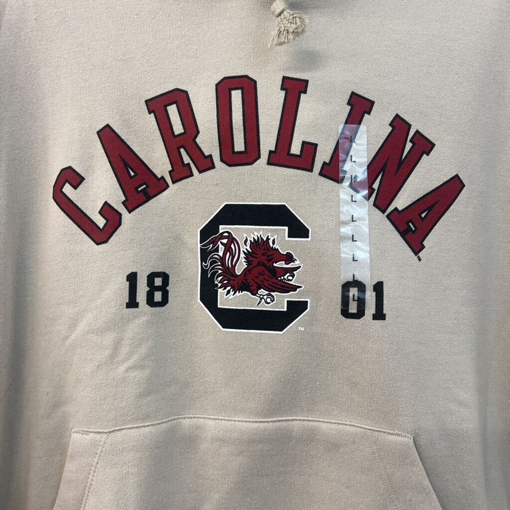 Champion Beige/ Multi Carolina Hoodie Large