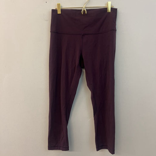 Lululemon Purple Cropped Leggings 8