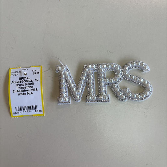 Pearl/ Rhinestone Embellished MRS