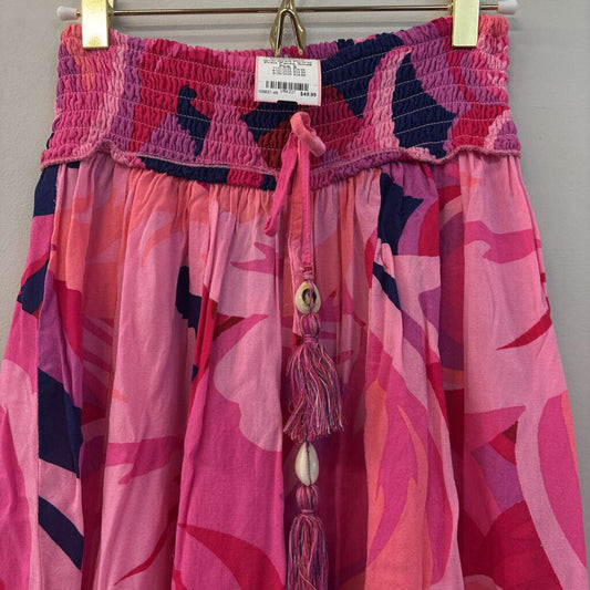 True Destinations Oversized Flower Print Pants Small