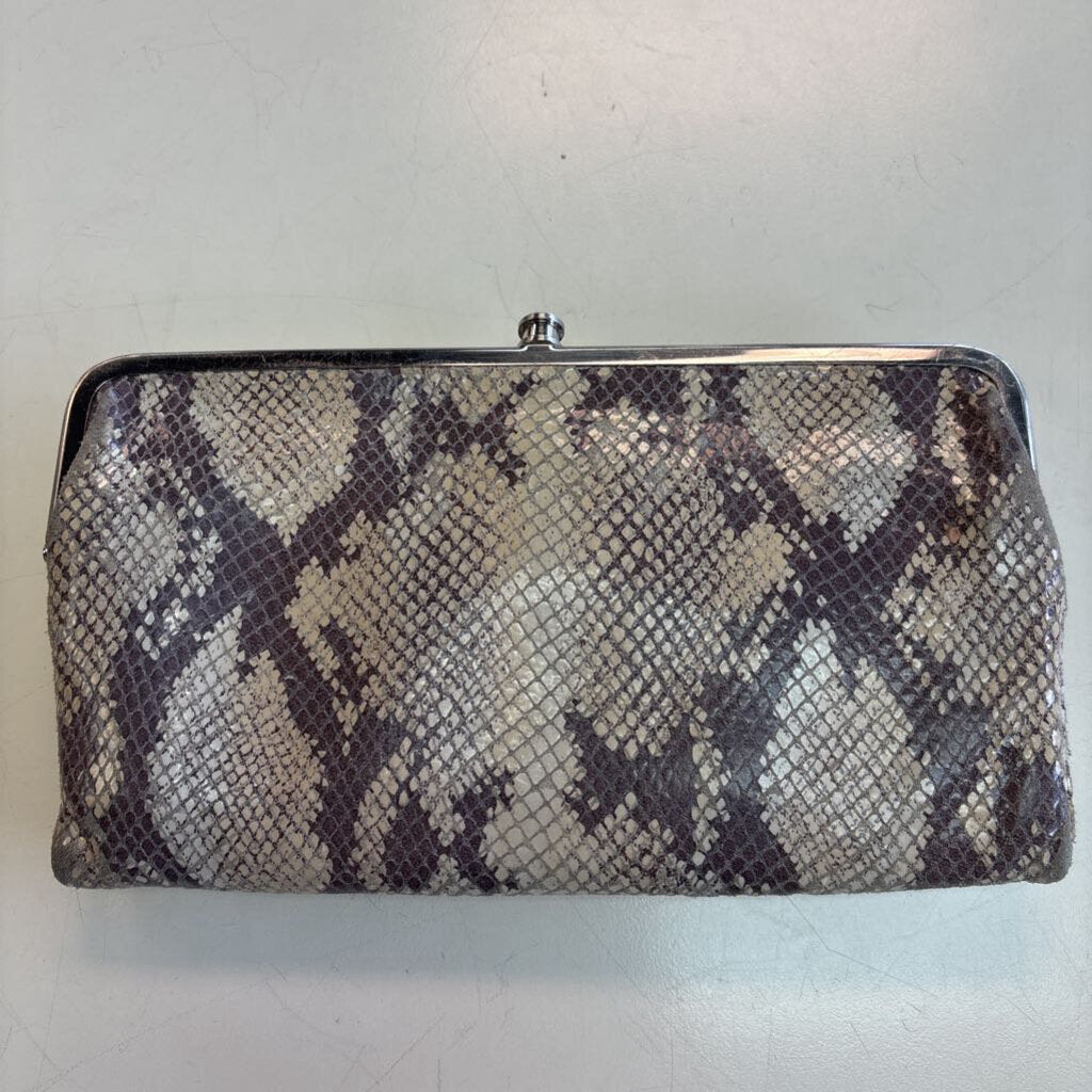 Hobo Snakeskin Lauren Clutch Wallet