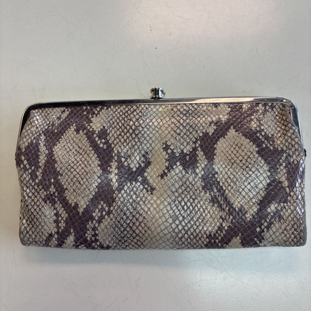 Hobo Snakeskin Lauren Clutch Wallet